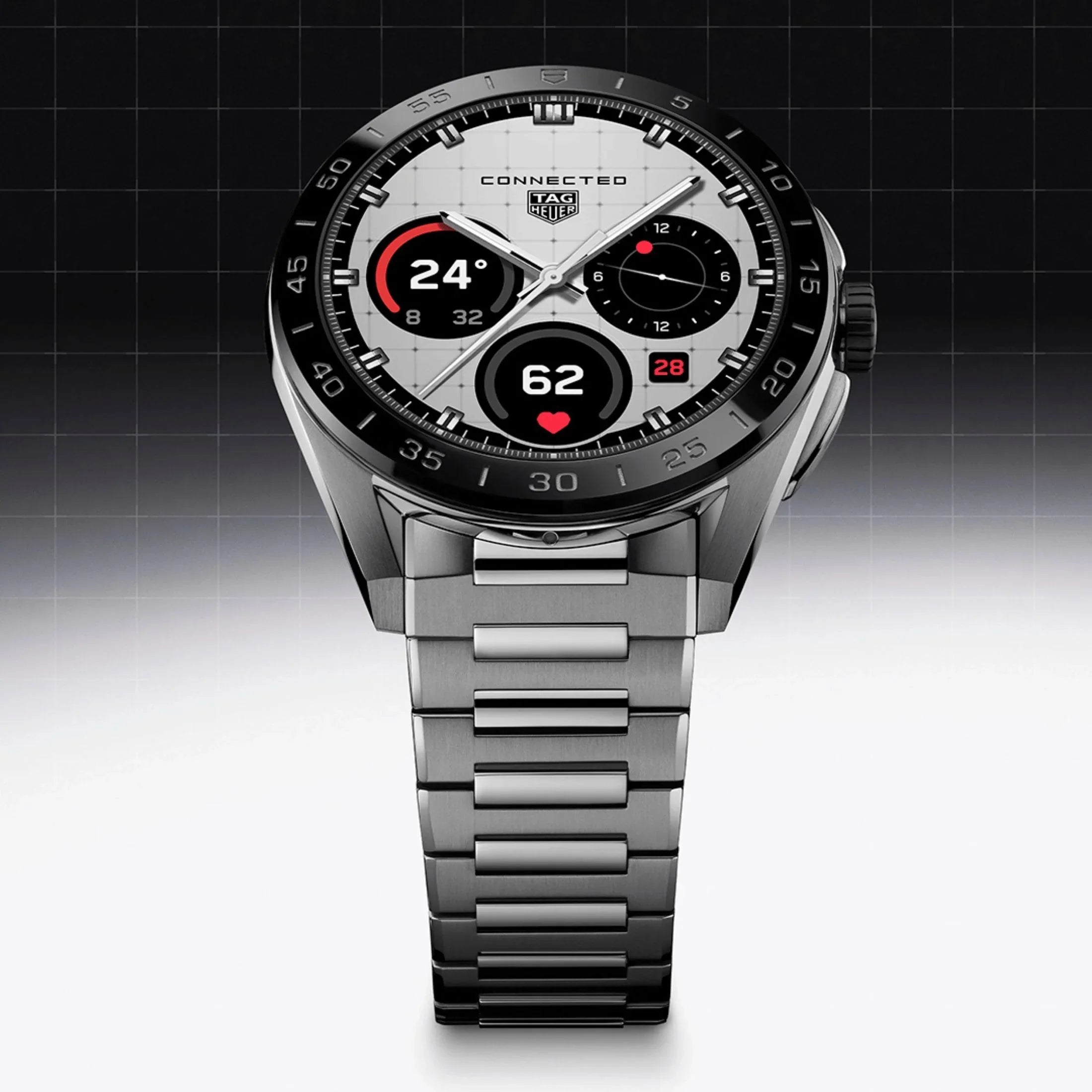 Reloj TAG Heuer Connected Calibre E5 – 45 mm – Acero – Brazalete de acero