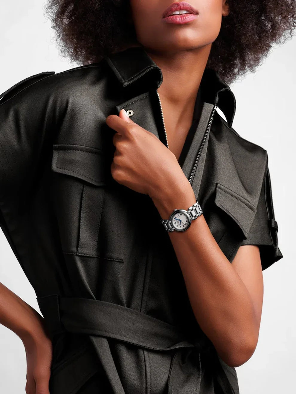 Reloj Longines Primaluna de acero inoxidable con cristal de zafiro y movimiento automático